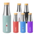 500ML Stainless Steel Insulated Water Bottle W/Bamboo Lid