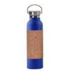 600ML Stainless Steel Insulated Water Bottle W/Cork Sleeve - Image 4