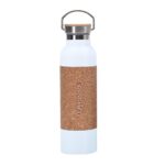 600ML Stainless Steel Insulated Water Bottle W/Cork Sleeve - Image 5