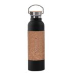 600ML Stainless Steel Insulated Water Bottle W/Cork Sleeve - Image 6