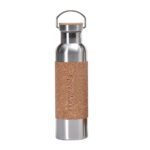 600ML Stainless Steel Insulated Water Bottle W/Cork Sleeve - Image 7