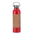 600ML Stainless Steel Insulated Water Bottle W/Cork Sleeve - Image 2