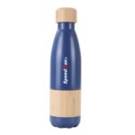500ML Stainless Steel Insulated Water Bottle W/Bamboo Lid & Grip - Image 6