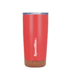 20 oz Stainless Steel Insulated Travel Tumbler W/Cork Base - Image 3