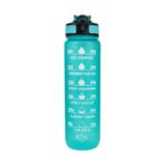 1000ML Rubberized Plastic Water Bottle - Image 3