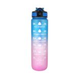 1000ML Rubberized Plastic Water Bottle - Image 5