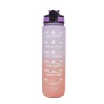 1000ML Rubberized Plastic Water Bottle - Image 6