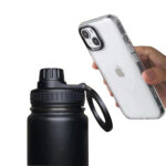 500ML Stainless Steel Insulated Water Bottle W/Phone Holder Lid - Image 3