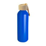 600ML Aluminum Water Bottle With Bamboo Lid - Image 5
