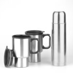 3-PC Travel Flask And Mug Set - Image 3