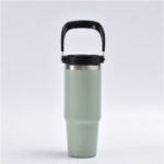 30oz Stainless Steel Insulated Double-Drink Tumbler With Handle - Image 6