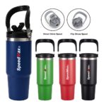 30oz Stainless Steel Insulated Double-Drink Tumbler With Handle