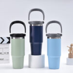 30oz Stainless Steel Insulated Double-Drink Tumbler With Handle - Image 4