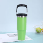 30oz Stainless Steel Insulated Double-Drink Tumbler With Handle - Image 10