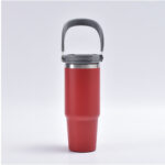 30oz Stainless Steel Insulated Double-Drink Tumbler With Handle - Image 9