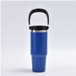 30oz Stainless Steel Insulated Double-Drink Tumbler With Handle - Image 8