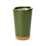 260ML Double Wall Plastic Coffee Cup W/Cork Base - Image 4